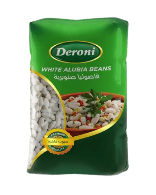 White Alubia Beans Deroni 900 G