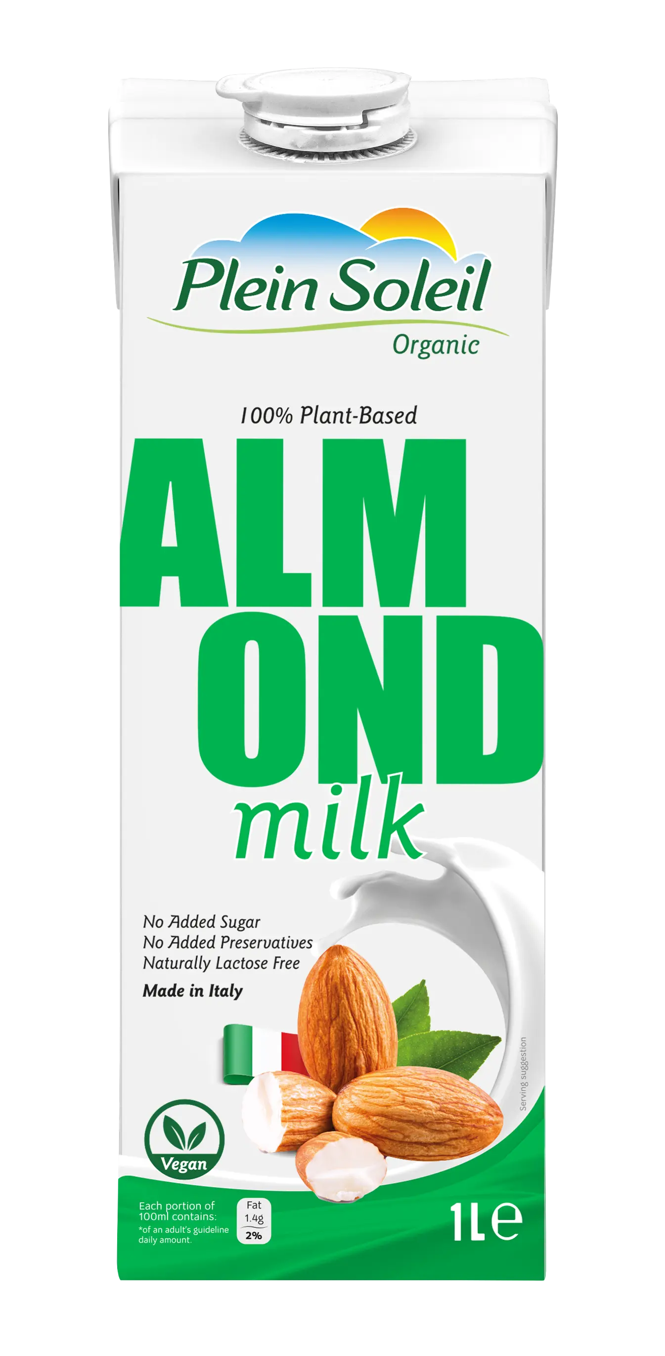 Almond Milk 1 L Plein Soleil