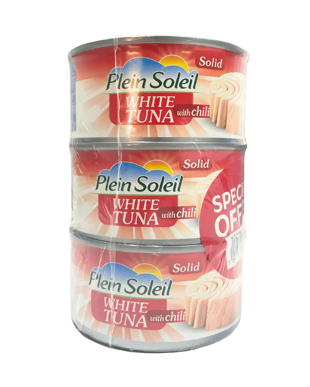 Promo Pack (3) Tuna Chili Plein Soleil 185 g