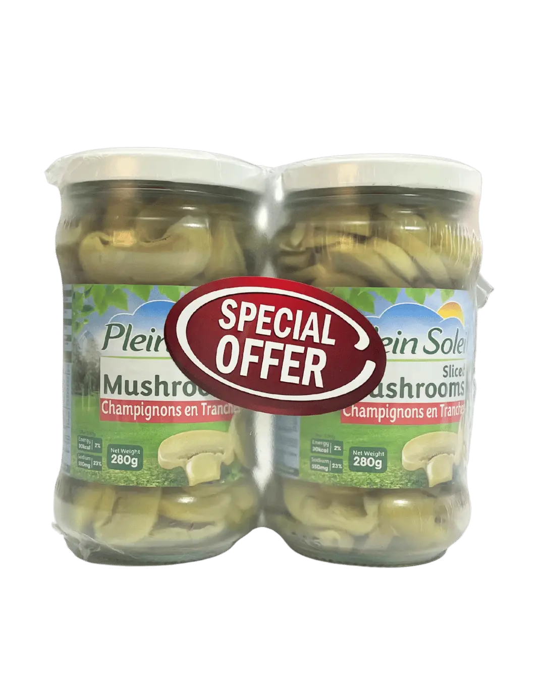 Promo P(2) Sliced Mushrooms Plein Soleil 280 g