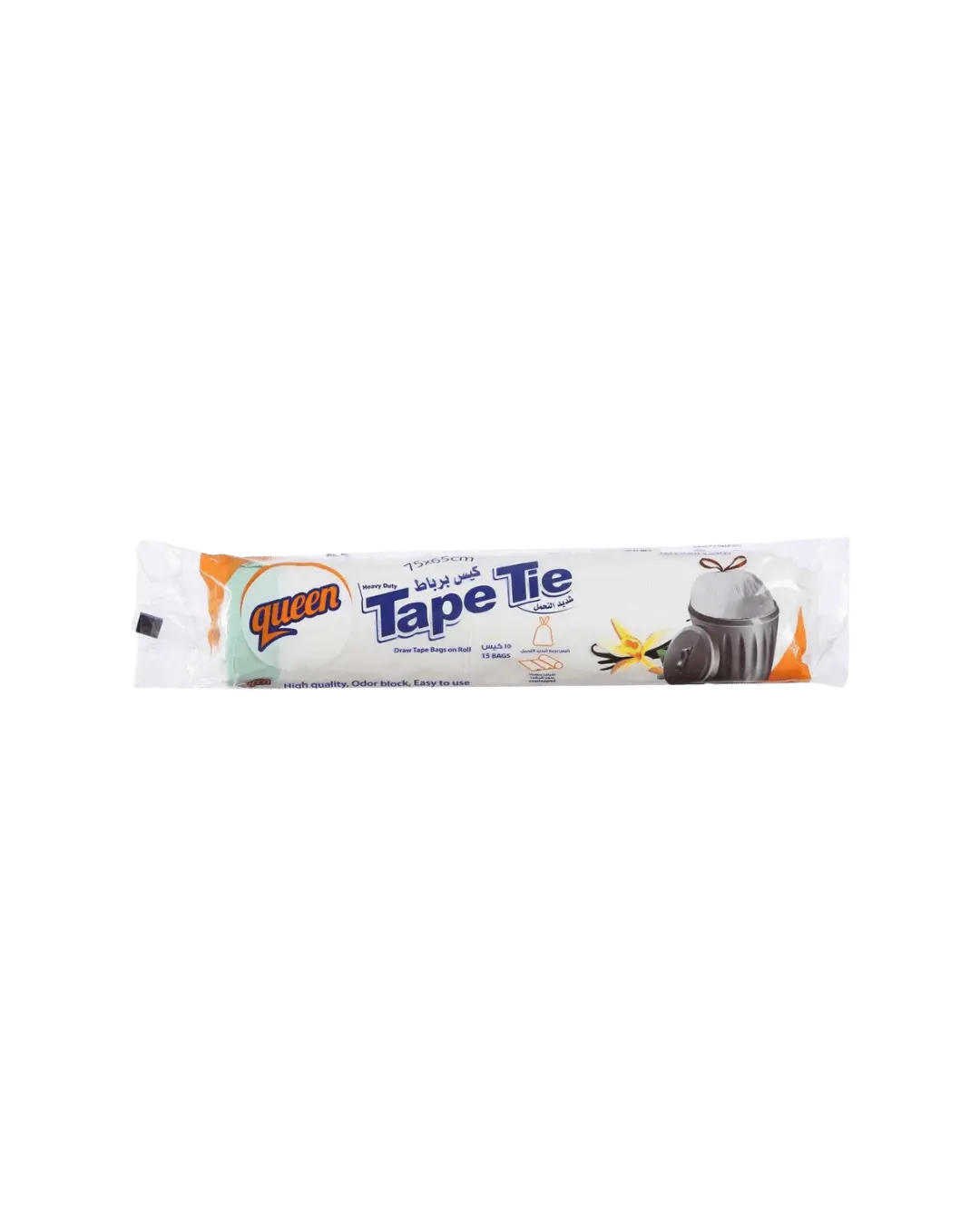 Trash Bags  Tie Med 15p Queen  Vanilla