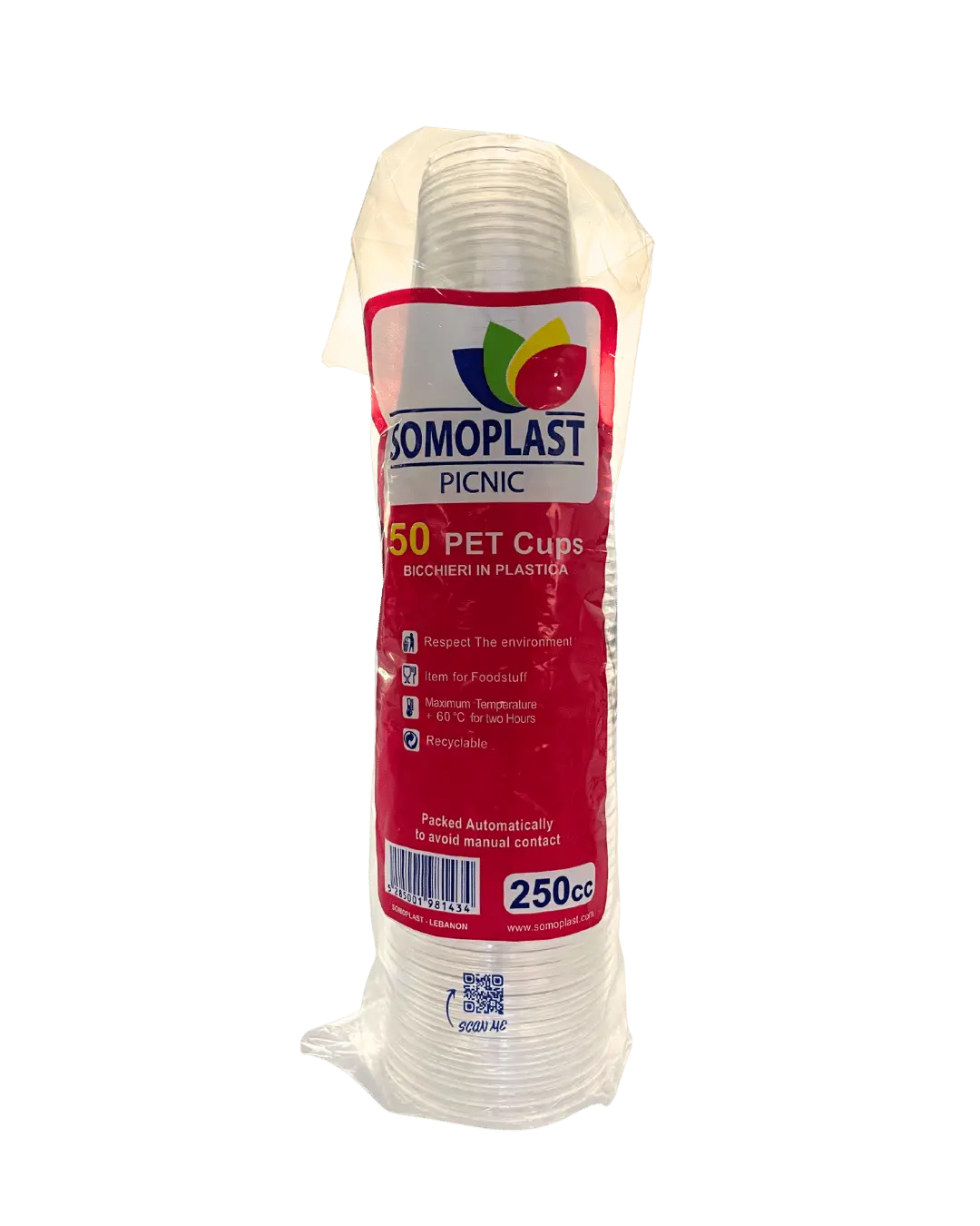 Crystal Cups Picnic 250 cc- 50 PCS