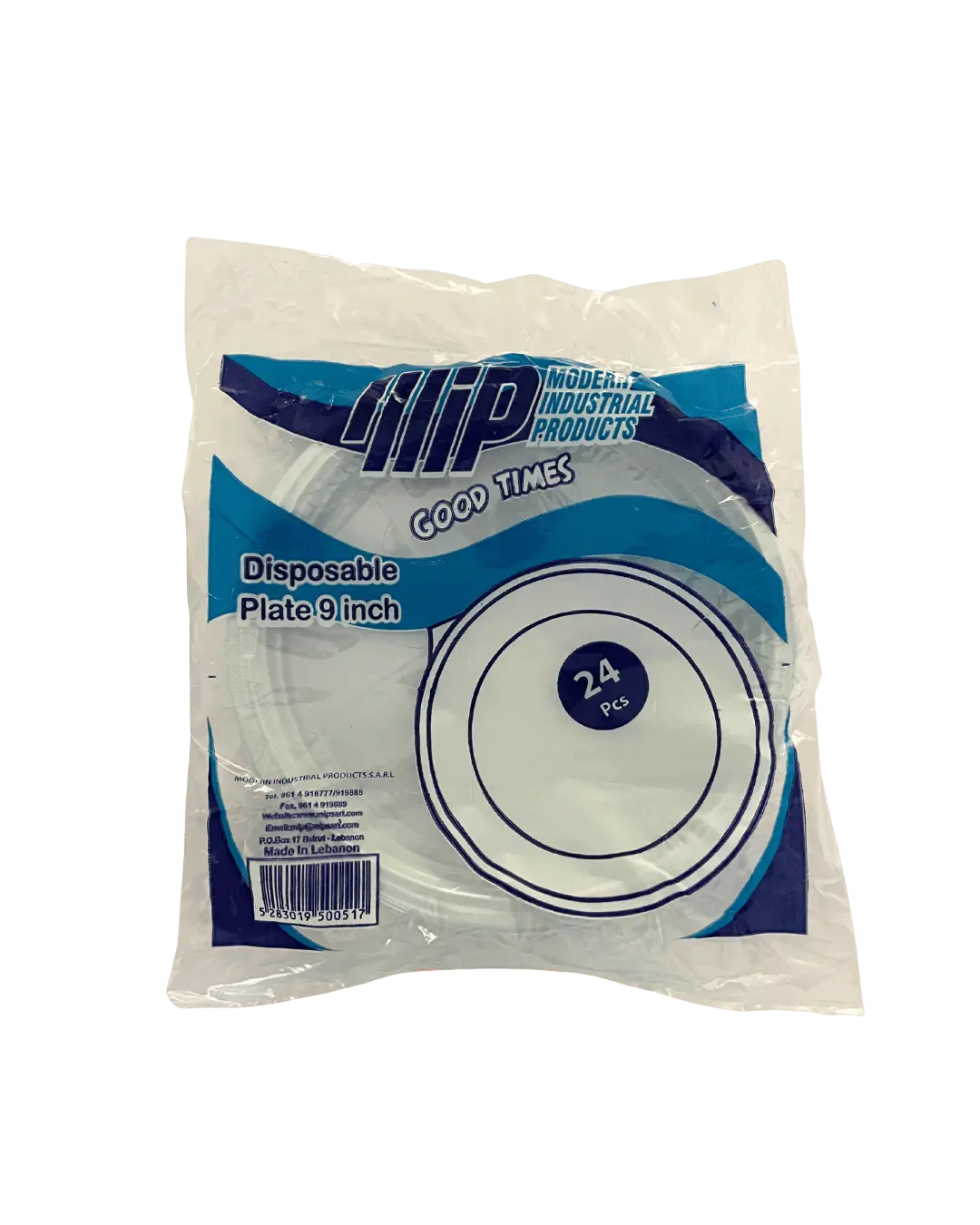 Round Plate 9 INCH 24 Pcs