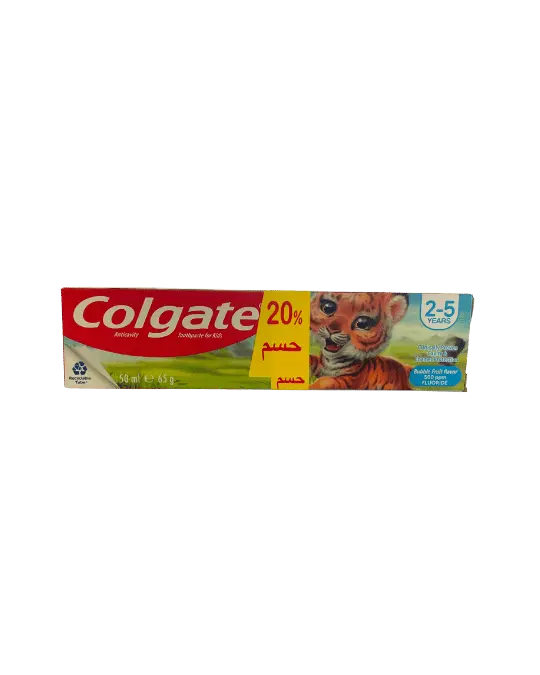 Tooth Paste Kids Jungle Bubble Colgate  50 ml