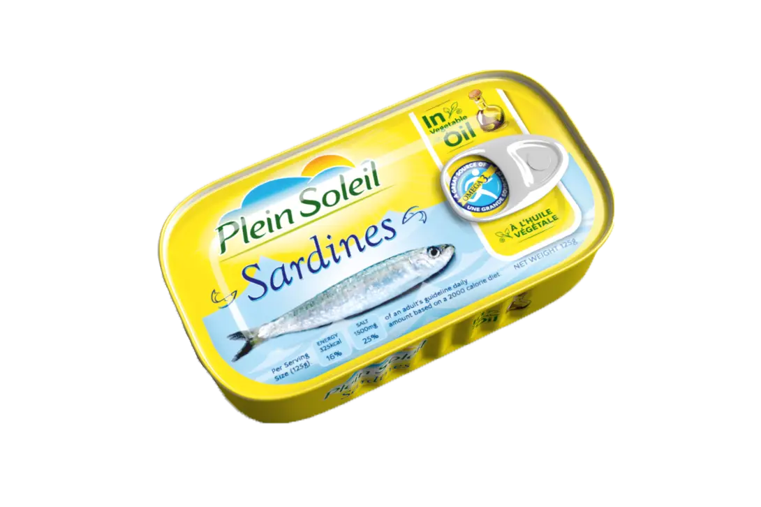 Sardine Oil 125 g Plein Soleil